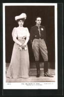 Postal King And Queen Of Spain - Princess Ena Of Battenberg  - Familles Royales