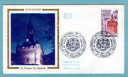 FDC France 1973 -  Toulouse - Fédération Des Sociétés Philatéliques - YT 1763 - 31 Toulouse - 1970-1979