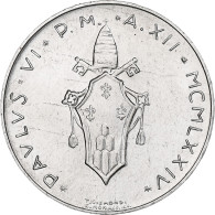 Vatican, Paul VI, 1 Lire, 1974 / Anno XII, Rome, Aluminium, SPL+, KM:116 - Vaticano (Ciudad Del)