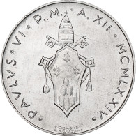 Vatican, Paul VI, 10 Lire, 1974 / Anno XII, Rome, Aluminium, SPL+, KM:119 - Vaticano (Ciudad Del)