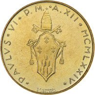 Vatican, Paul VI, 20 Lire, 1974 / Anno XII, Rome, Bronze-Aluminium, SPL+, KM:120 - Vaticano