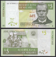 Malawi - 5 Kwacha Banknote 1997 Pick 36a UNC (1)   (31174 - Altri – Africa