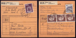 VAREL - JADEBUSEN 1978 Auf 2 Paketkarten     (b970 - Other & Unclassified