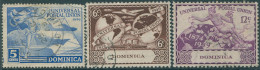 Dominica 1949 SG114-116 UPU (3) FU (amd) - Dominique (1978-...)