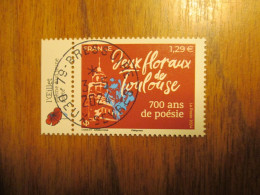 2024 Jeux Floraux Toulouse Poésie Oblitéré 1er Jour Cachet Rond 03/05/2024 - Usati