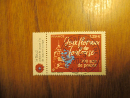 2024 Jeux Floraux Toulouse Poésie Oblitéré 1er Jour Cachet Rond 03/05/2024 - Gebraucht