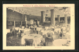AK Hamburg, Restaurant In Der Mönckebergstrasse 18, Domhof - Westseite Vom Gastraum  - Mitte