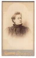 Fotografie Dupont, Bruxelles, 109 Rue Neuve, Portrait Bildschönes Fräulein Mit Zwicker  - Anonymous Persons