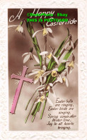 R450600 A Happy Eastertide. Cross And Snowdrops. RP. 1948 - Wereld