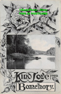 R450841 Kind Love From Banchory. River And Bridge. W. H. And Co. Davidson Floral - Wereld