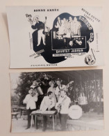 Jugoslavija - Quartet Jadran , Orchestra Musicians - Signature 1968 , Two Photo Postcard Excellent - Muziek