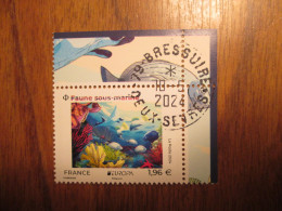 2024 Europa Faune Sous-marine Oblitéré 1er Jour Cachet Rond 10/05/2024 - Used Stamps