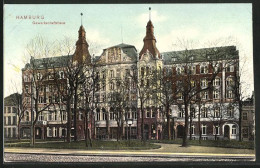 AK Hamburg-St.Georg, Am Gewerkschaftshaus  - Mitte