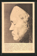 AK Seitenansicht Der Nach Dem Leben Beethovens Abgeformter Gesichtsmaske, Bildhauer Franz Klein  - Entertainers