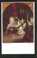 AK Szene Aus Romeo Und Julia Des Dramatikers William Shakespeare  - Ecrivains