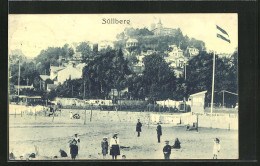 AK Hamburg-Blankenese, Blick Vom Elbestrand Auf Den Süllberg  - Blankenese