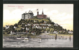 AK Hamburg-Blankenese, Blick Von Der Elbe Auf Den Süllberg  - Blankenese