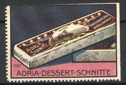 Reklamemarke Adria Dessert-Schnitte, Victor Schmidt & Söhne  - Erinnophilie