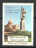 Reklamemarke Lisieux, Centre Mondial De Pélerinages  - Vignetten (Erinnophilie)