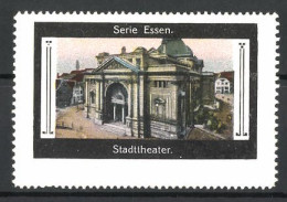 Reklamemarke Essen, Blick Auf Das Stadttheater  - Erinnofilie