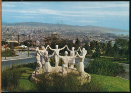 °°° 31029 - SPAIN - BARCELONA - PARQUE DE MONTJUICH MONUMENTO A LA SARDANA - 1972 With Stamps °°° - Barcelona