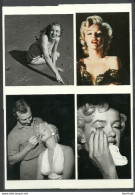 USA 1995 Actress Movie Star Marilyn Monroe , 4 Post Cards With Stamp & Special Cancel. First Day Issue - Actors