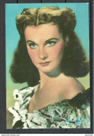 USA Post Card British Actress VIVIEN LEIGH Movie Star Cinema Kino Film, Unused Printed In Canada 1983 - Actors