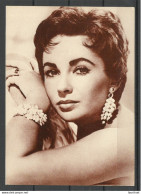 USA Actress Elizabeth Taylor Kino Cinema Movie Star, Printed In USA, Unused - Acteurs