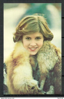 Actress Movie Star (Star Wars Etc.) And Writer CARRIE FISCHER, Printed 1977 In USA, Unused - Schauspieler