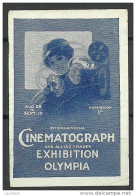 ENGLAND Great Britain Vignette Poster Stamp Exhibition Movie Kino Cinema London Olympia - Cinema