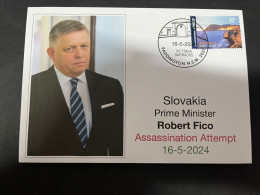 16-5-2024 (5 Z 17) Slovakia Prime Minister Robert Fico Assassination Attempt (16th May 2024) - Lettres & Documents