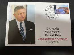 16-5-2024 (5 Z 17) Slovakia Prime Minister Robert Fico Assassination Attempt (16th May 2024) - Covers & Documents