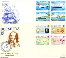 Annata Completa FDC 1980. - Bermuda