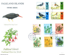 6 FDC Del 1995. - Falklandinseln