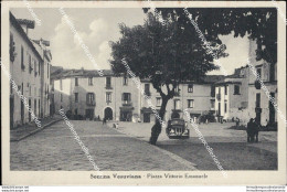 Au507 Cartolina Somma Vesuviana Piazza Vittorio Emanuele Provincia Di Napoli - Napoli (Napels)