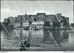 B767 Cartolina Napoli  Citta' Borgo Marinaio E Castel Dell'ovo - Napoli (Neapel)