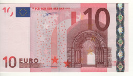 10 EURO  "S"   ITALY    Firma Duisenberg    J 003 C5  /  FDS - UNC - 10 Euro