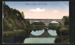 AK Rheine I. Westf., Brücke über Die Ems  - Rheine