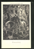AK Schwarzwald Sagen VII., Fremersberg  - Fairy Tales, Popular Stories & Legends