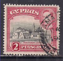 Cyprus 1938 - 51 KGV1 2 Pi Church St Barnabas Used SG 155b  (F451 ) - Used Stamps