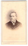 Fotografie F. Brandseph, Stuttgart, Portrait älterer Herr Mit Bart Und Fliege  - Anonymous Persons