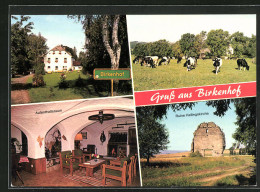 AK Wirsberg, Gasthaus - Pension Birkenhof, Innenansicht Aufenthaltsraum, Ruine Heilingskirche  - Other & Unclassified