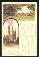 Künstler-AK Carl Biese: Bonn, Schloss, Münster  - Other & Unclassified