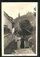 AK Kulmbach, Strassenpartie Rehbergweg, Blick Auf Kirche Und Schloss  - Kulmbach