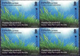 ESPAGNE SPANIEN  SPAIN ESPAÑA 2024 EUROPE. UNDERWATER FLORA AND FAUNA. OCEANIC POSIDONIA BLOCK 4V MNH ED 5746 - Ongebruikt