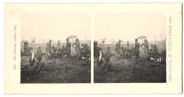 Stereo-Fotografie Lichtdruck Bedrich Koci, Prag, Südamerika Expedition 1907, Jizni Amerika, Indiani Toba  - Photos Stéréoscopiques