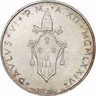 Vatican, Paul VI, 500 Lire, 1974 / Anno XII, Rome, Argent, SPL+, KM:123 - Vaticano (Ciudad Del)