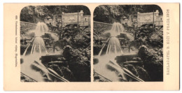 Stereo-Fotografie Lichtdruck Bedrich Koci, Prag, Ansicht Fürstenbrunn / Salzburg, Kugelmühlen  - Stereoscoop