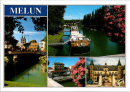 16-5-2024 (5 Z 18) France (posted 1995) Melun (with Pont De Norandie Stamp) - Melun