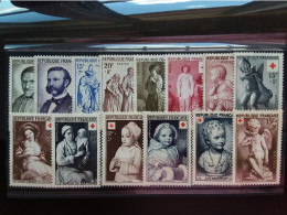 FRANCIA - Croce Rossa - 7 Serie Anni '50 - Nuovi ** (1 Valore *) + Spese Postali - Unused Stamps